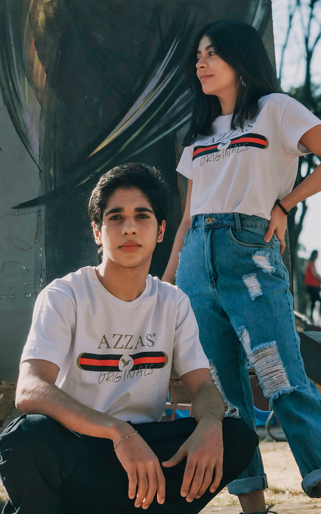 Camiseta Linhas - Branco