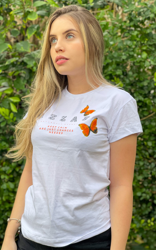 Camiseta Changes - Branco