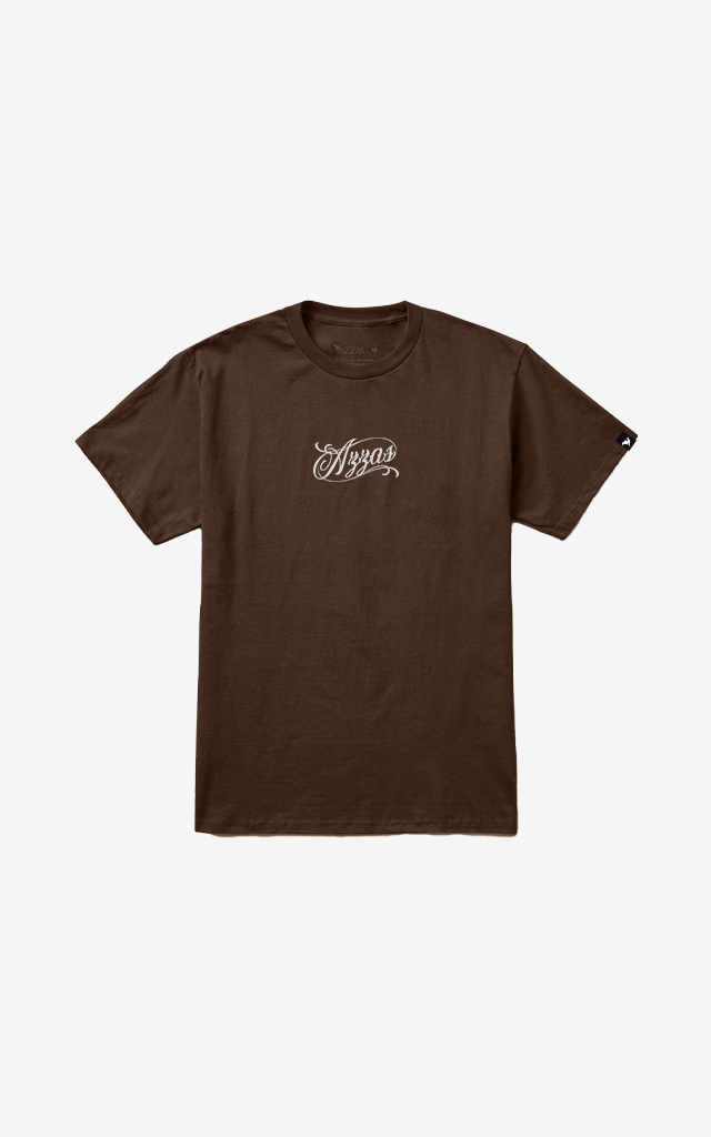 Camiseta Fendas - Marrom