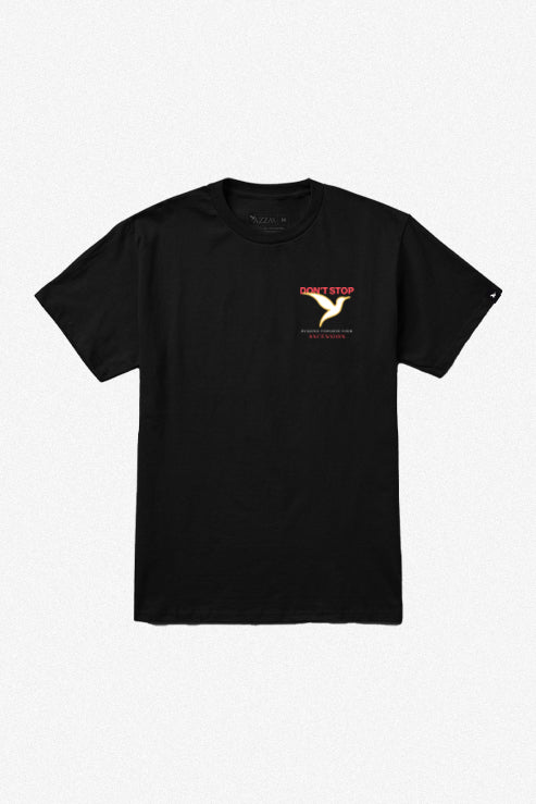 Camiseta don't stop - Preto