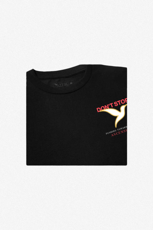 Camiseta don't stop - Preto