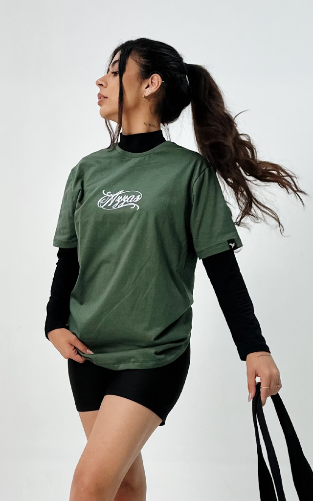 Camiseta Fendas - Verde