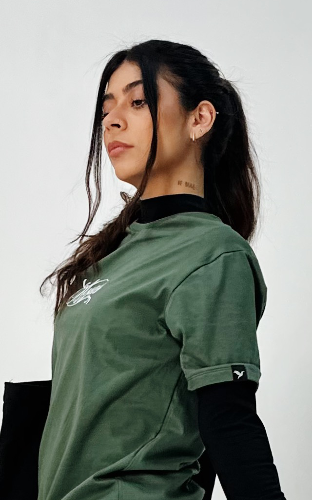 Camiseta Fendas - Verde